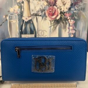 Blue Badgley Mischka Wallet